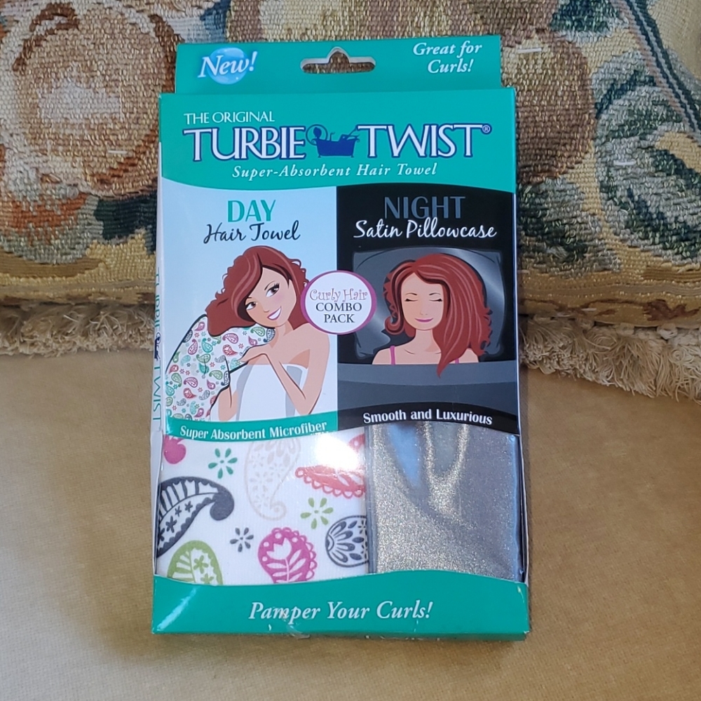 0420 Turbie Twist Hair Towel & Pillowcase